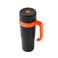 Porodo Lifestyle 6-Blade Portable Blender Insulated Mug, 70W Motor, 18000RPM Speed, 900mL Capacity, 6-Blade Cutter Head, Straight Drink Lid, 1500mAh Battery, Portable Mixer &ndash; Black Orange
