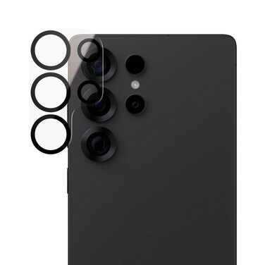 Froog Lens Protector for Samsung S25 Ultra, Anti-Scratch, 9H Hardness, Full Coverage, Impact Resistant, Black
