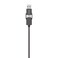 Porodo 4-In-1 Braided High-Speed Charging Cable with Type-C and Lightning Outputs, USB-A to Lightning 12W, USB-C to Lightning 27W, USB-C to USB-C 240W, USB-A to Type-C 18W, 1 Meter, Black
