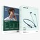 Green Lion Neck X Wireless Neckband, 20Hz-5KHz Frequency, 10mm Driver, 10m Range, 21Hrs Talk Time, 200mAh Battery, IPX3 Waterproof, Bluetooth V5.4, Type-C Charging, Blue
