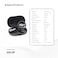 سماعات غرين لاين أوشن Open Ear، بلوتوث V5.3، بطارية سماعة 40mAh، بطارية علبة 400mAh، 6 ساعات وقت التشغيل، تصميم مفتوح للأذن، مقاومة للماء IPX4، شحن Type-C، أسود
