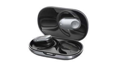 سماعات غرين لاين أوشن Open Ear، بلوتوث V5.3، بطارية سماعة 40mAh، بطارية علبة 400mAh، 6 ساعات وقت التشغيل، تصميم مفتوح للأذن، مقاومة للماء IPX4، شحن Type-C، أسود
