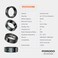 Porodo FitSync Smart Ring, Digital Display, Touch Scroll Function, Step Count, Distance Tracker, Sleep Monitor, Blood Oxygen (SpO2), IP68 Water Resistant, Health Monitoring, 128 Sport Modes, Black

