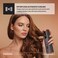 Porodo Portable Automatic Hair Curler with Heat &amp; Timer Control, 3000mAh Rechargeable Battery, Cordless, Internal Dual Barrel, Pouch Bag, Clip &amp; Comb Included &ndash; Black

