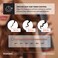 Porodo Portable Automatic Hair Curler with Heat &amp; Timer Control, 3000mAh Rechargeable Battery, Cordless, Internal Dual Barrel, Pouch Bag, Clip &amp; Comb Included &ndash; Black
