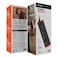 Porodo Portable Automatic Hair Curler with Heat &amp; Timer Control, 3000mAh Rechargeable Battery, Cordless, Internal Dual Barrel, Pouch Bag, Clip &amp; Comb Included &ndash; Black
