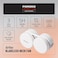 Porodo AirFlex Bladeless Neck Fan with 3 Speed Levels, Up to 5 Hours Working Time, 1600mAh Battery, USB-C Charging Interface, Skin-Friendly Material, Flexible Neck Design - White
