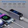 Powerology 300W Car Power Inverter, Universal Plug with Digital Display, PD 36W Type-C Output, 12V Input, 220V AC Output, Simultaneous Charging, Built-in Safeguards, Portable and Compact, Grey
