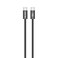 كابل USB-C إلى USB-C 240W من Green Lion بطول 1 متر، سرعة نقل 480 ميجابايت في الثانية، 48V/5A، شحن ومزامنة، سبائك الألومنيوم – أسود