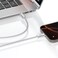 كابل USB-C إلى USB-C 240W من Green Lion بطول 1 متر، سرعة نقل 480 ميجابايت في الثانية، 48V/5A، شحن ومزامنة، سبائك الألومنيوم – أبيض