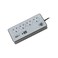 Powerology Timing Control USB 6 Socket, 200-250V, 2990W Rated Power, PD 20W, QC 18W, 6 AC Sockets, 2 Type-C Ports, 2 USB-A Ports, 99H Timer, 2M Cable, Energy Efficient, Gray
