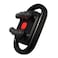 Porodo Lifestyle Power Pulse 8-Head Massage Gun, 9 Speed Levels, 3200 RPM Motor Speed, 25W Power, Red Light Therapy, USB-C Charging, 2-Hour Working Time, Timed Massage Sessions &ndash; Black
