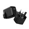 Porodo GaN 25W USB-C Wall Charger, 100-240V Input, 5V/3A, 9V/2.77A, 12V/2.08A Output, 25W Max Output, Built-in Safeguards, Fast Charging, Digital Display &ndash; Black
