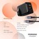 Porodo Gan Charger 35W A+C UK Gan with Digital Screen, Dual Port USB-C &amp; USB-A Outputs, Fast Charging, Compact Design, Built-In Safeguards, Type C to C Cable Included, Black
