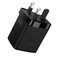 Porodo GaN Wall Charger with USB-C to USB-C Cable, Single USB-A &amp; Dual USB-C Ports, 100W Power Delivery, Built-in Safeguards, Fast Charge Support, Multiple Device Charging, Digital Display - Black