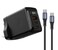 Porodo GaN Wall Charger with USB-C to USB-C Cable, Single USB-A &amp; Dual USB-C Ports, 100W Power Delivery, Built-in Safeguards, Fast Charge Support, Multiple Device Charging, Digital Display - Black