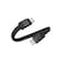Porodo PU Leather USB-C to USB-C Wristband Cable, 60W PD Fast Charging, 480Mbps Data Sync, Magnetic Steel Clasp, Wearable Design, Durable Leather, 20cm Length, Black
