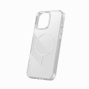 Green Lion Anti-Yellow MagSafe Case for iPhone 16 Pro, PC &amp; TPU Material, Shockproof, Anti-Yellowing, Raised Camera Edge, N52 Magnets, MagSafe Compatibility, Drop Protection, Clear
