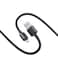 Porodo USB-A to Lightning Braided Cable, 5V 2.4A 12W Power Charging &amp; Data Sync, 480Mbps Transfer Speed, Durable Braided Design, 1m Cable Length, Black
