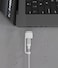 Porodo 2-in-1 USB-C to USB-C &amp; MagSafe 3 Charging Cable, 240W USB-C Output, 140W MagSafe Output, 1.2M Cable Length, 480Mbps Data Transfer, Durable Braided Cable &ndash; White
