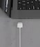 Porodo 2-in-1 Cable MagSafe 3 Charging Cable, 140W Power Delivery, 480Mbps Data Sync, High-Speed Charging, Durable Braided Cable, USB-C to MagSafe 3, 1.2M, White
