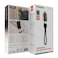 Porodo Keychain Zinc Nylon Cable with Zinc Housing, Nylon Braided for Enhanced Durability, C TO C Output, 20V/3A Max, 60W, 480Mbps Fast Data Transfer, Ideal for Charging &amp; Syncing, Black
