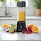 Green Lion Juice Mate Pro Portable Juicer with 470mL Capacity, 6-Blade Design, 180W Power, Up to 20 Blending Cycles, Auto-Off Function, LED Display - Black