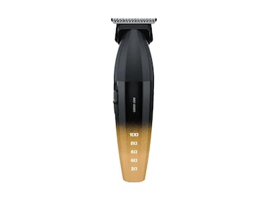 Green Lion Edge X Hair Clipper with 9000RPM Motor, Type-C Charging, Battery Indicator, Ergonomic Design, Powder Metallurgy Blades, 2000mAh Battery Capacity - Gold / Black