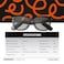 Porodo Lifestyle BT 5.3 Sunglass, UV400 Protection, Built-in Microphone, Dual Stereo Speakers, Magnetic Charging, 110mAh Battery, 6H Playback Time, Hands-Free Calling, Hi-Fi Sound Quality, Black

