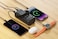 Porodo 30000mAh PD 20W Power Bank, Integrated Cables, Flashlight, USB-C Input 5V/3A, USB-C Output 5V/3A, Universal Compatibility, Built-in Safety Features, Portable Handle &ndash; Black
