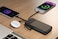 Piano 10000mAh Power Bank, Built-in Phone Stand, 4 Integrated Cables, Portable Handle, Flashlight, Fast Charging, Universal Compatibility, Built-in Safety Feature, Black
