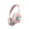 Porodo Yotowave Kids Wireless Headphone, 200mAh Bluetooth V5.4, 25H Playtime, 20H Talk Time, Safe Volume Limit, Soft &amp; Breathable Cushion, Type-C Charging, 2H Charging Time - Pink

