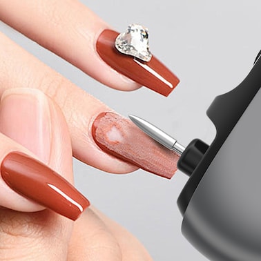 Porodo Lifestyle Multi-Function Electric Nail Clipper with Nail Clip Storage and LED Flashlight, Rechargeable Nail Trimmer for Kids, Adults, and Seniors &ndash; Grey
