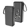 Piano 20000mAh Power Bank, Built-in Phone Stand, 4 Integrated Cables, Portable Handle, Flashlight, Fast Charging, Universal Compatibility, Built-in Safety Feature, Black
