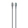 Porodo USB-C to Lightning 27W Fast Charging &amp; Data Cable, 1M Length, 480Mbps Data Transfer Speed, Pure Copper Core, Aluminium Alloy Connectors for Enhanced Durability &ndash; Grey
