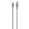 كابل شحن ونقل بيانات USB-A إلى USB-C من بورودو، شحن سريع PD 60 واط، تيار 3 أمبير، نواة نحاسية نقية، سبيكة الألومنيوم، طول 1 متر، سرعة نقل بيانات 480 ميجابت في الثانية، مقاوم للتشابك، رمادي
