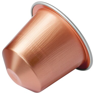 Lepresso Smooth Crema Blended Coffee Capsules, Medium Roast, 100% Arabica, Nespresso Compatible, 10 Aluminum Capsules, Ristretto 25mL, Espresso 40mL, D.Espresso 80mL - Pink
