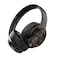 Porodo Soundtec ANC_BT Headphone 40mm Driver, Active Noise Cancelling, Bluetooth 5.4, 8-10 Hours Playtime, 2 Hours Charging Time, RGB LED Lighting, Adjustable Headband, Wired &amp; Wireless Modes, Black
