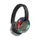Porodo Soundtec ANC_BT Headphone 40mm Driver, Active Noise Cancelling, Bluetooth 5.4, 8-10 Hours Playtime, 2 Hours Charging Time, RGB LED Lighting, Adjustable Headband, Wired &amp; Wireless Modes, Black
