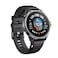 Powerology Alfa Smartwatch 1.43" AMOLED, BT, Zinc Alloy Frame, 100+ Workout Modes, Stress &amp; Sleep Monitoring, 480mAh Battery, 5ATM Waterproof, 5 Days Battery Life, Black Case &amp; Silicone Strap
