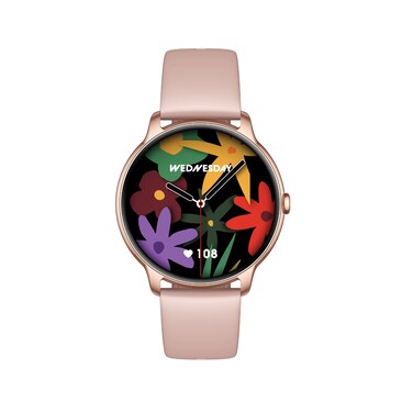 Green Lion Rivo Smart Watch with Always-On Display, 1.32" AMOLED, Health Monitoring, Alarm Function, Camera Control, 3-5 Days Working Time &ndash; Pink