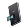 Powerology باوربانك Skye 10000mAh Qi2 MagSafe اللاسلكي مع شاشة TFT، شحن لاسلكي 15W + شحن USB-C سريع 20W، تصميم سبيكة الزنك، شاشة ذكية – أسود
