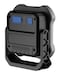 مصباح العمل Powerology Brillite بسعة 3600mAh مع قاعدة دوارة 360°، إضاءة 2000 لومن، خطافات مزدوجة، قاعدة ترايبود، وضوء دافئ وبارد، شحن USB-C، حتى 20 ساعة وقت تشغيل – أسود
