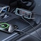 Powerology شاحن سيارة متعدد المنافذ Brio بقوة 125W مع 4 منافذ USB + 1 منفذ ولاعة سجائر، PD 45W، QC 30W، إخراج طاقة عالية 125W، أضواء محيطية LED، شحن سريع لأجهزة متعددة – أسود
