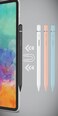 Porodo Smart Stylus Pen for iPad, 1.7mm Tip, Palm Rejection, Tilt Sensitivity, Zero Delay, Magnetic Attachment, 140mAh Battery, Type-C Charging, 10-12 Hours Working Time &ndash; Pink

