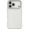 Levelo Mia MagSafe Hybrid Case for iPhone 17 Pro Max, N52 Strong Magnets, Matte Silicone Texture Material, Frosted Clear Design, 1.5m Drop Tested, Aluminum Alloy Frame for Camera - Silverstone