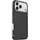 Levelo Mia MagSafe Hybrid Case for iPhone 17 Pro Max, N52 Strong Magnets, Matte Silicone Texture Material, Frosted Clear Design, 1.5m Drop Tested, Aluminum Alloy Frame for Camera - Phantom Black