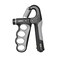 Green Lion Grip Master Hand Grip Strengthener with 5-100kg Resistance Range, Tracking Motivation, Rotary Knob Adjustment, High-Tension Spring, Portable &amp; Durable &ndash; Black