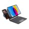 Powerology Dynaboard Wireless Keyboard Case for iPad Pro 11" (M4), RGB Backlighting, Multi-Gesture Trackpad, Auto Wake/Sleep, Magnetic Phone Holder, Bluetooth 5.1 &ndash; Black
