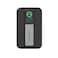 Powerology Vision 10000mAh Power Bank, 30W PD Charging with Cable, 15W Wireless Qi2 Charging, Dual Type-C Ports, TFT Screen, Built-in Kickstand, Durable &amp; Compact Design, Black

